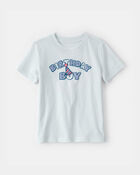 Toddler Boy 'Birthday Boy' Graphic Tee - Blue, image 1 of 3 slides