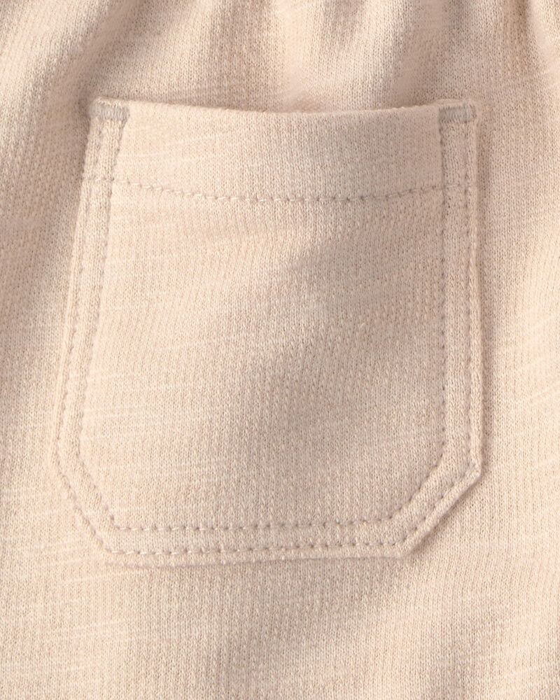 B&eacute;b&eacute; fille - Ensemble 2 pi&egrave;ces haut &agrave; fleurs et short - Cr&egrave;me/Beige, image 4 sur 4 diapositives