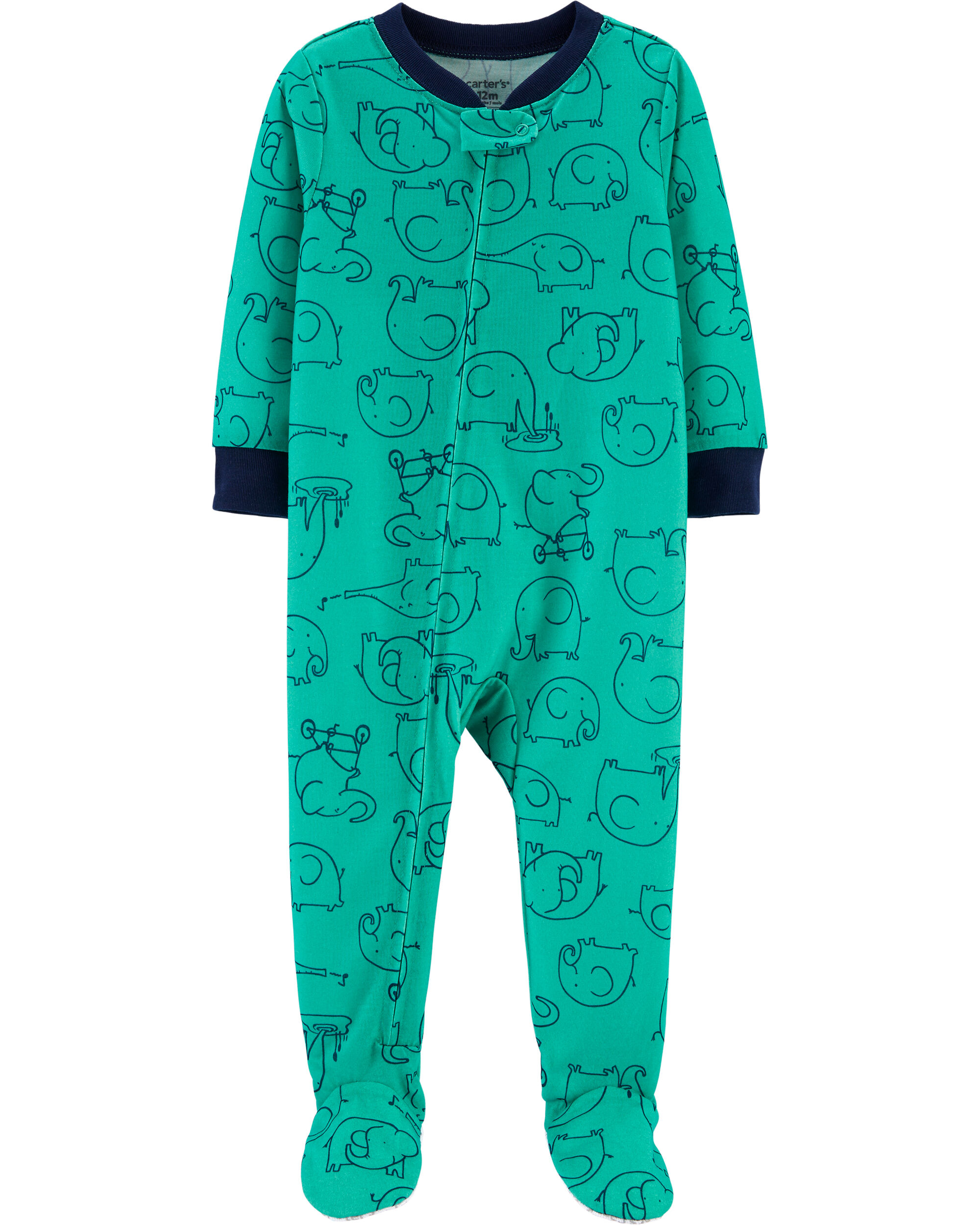 elephant pajamas baby