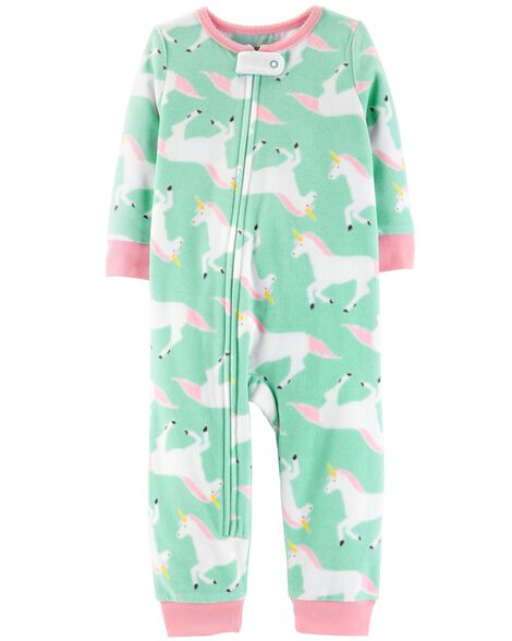 1 Piece Unicorn Fleece Footless Pjs Carter S Oshkosh Canada