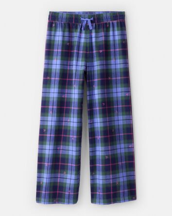 Girls Flannel Plaid Bottoms, 