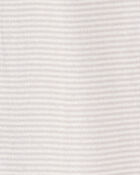 Baby 2-Pack Striped Elephant 2-Way Zip Cotton Sleeper, image 2 of 4 slides