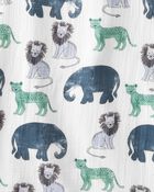 Baby Organic Cotton Gauze Zip Little Planet Blanket, image 4 of 5 slides