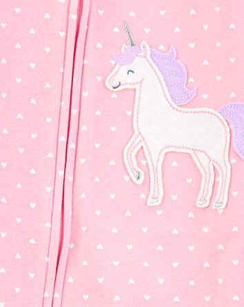 Baby 1-Piece Unicorn Cotton Footie Pyjamas, 
