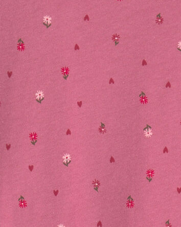 Toute-petite fille - T-shirt manches longues &agrave; imprim&eacute; c&oelig;urs - Rose, 