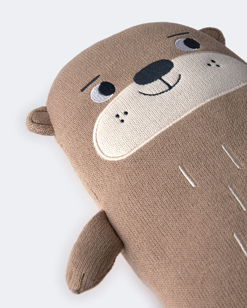 Toddler Otter Plush - Mocha Brown, image 7 of 7 slides