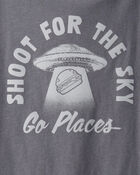 Boys Shoot For The Sky Long-Sleeve Graphic Tee - Grey, image 4 of 5 slides