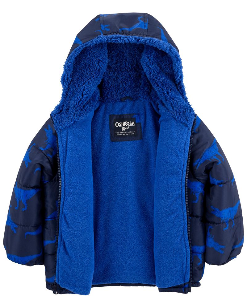 Fleece Lined Puffer Jacket, image 2 of 3 slides
