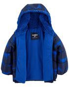 Fleece Lined Puffer Jacket, image 2 of 3 slides