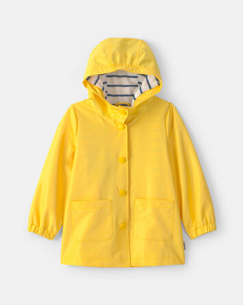 Tout-petit gar&ccedil;on - Imperm&eacute;able de couleur unie - Jaune, 