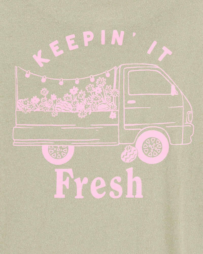 Kid Stay Fresh Graphic Short-Sleeve Tee - Green, image 4 of 5 slides