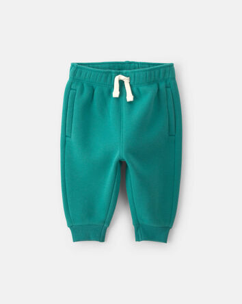 Baby Boy Fleece Pants - Green, 