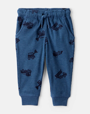 Baby Boy 2-Piece Truck Print Hoodie and Joggers Set, 