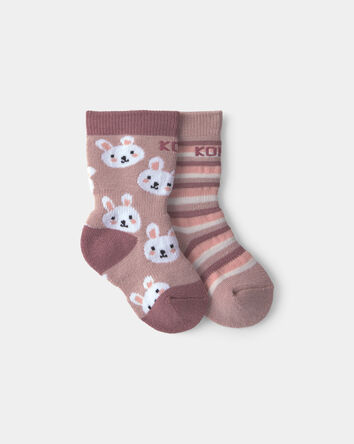 Baby Girl Kombi Animal Sock Set - Bunny
, 