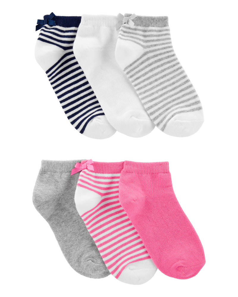 Kid 6-Pack Ankle Socks, image 1 of 2 slides