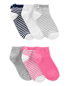 Kid 6-Pack Ankle Socks, image 1 of 2 slides
