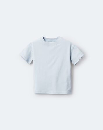 Tout-petit - T-shirt &agrave; imprim&eacute; &agrave; manches courtes et coupe d&eacute;contract&eacute;e - Bleu p&acirc;le, 