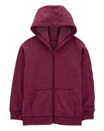 Kid Zip-Up Fleece Hoodie, 