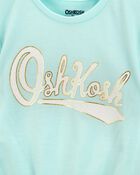 Kid OshKosh Logo Tie-Sleeve Tee, image 2 of 4 slides