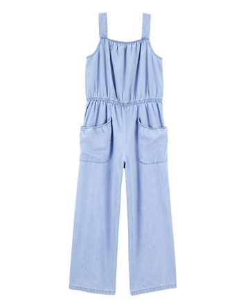 Kid Iconic Denim Jumpsuit - Blue, 