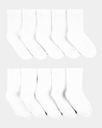 Enfant en bas âge 10 paires de chaussettes mi-mollet, 