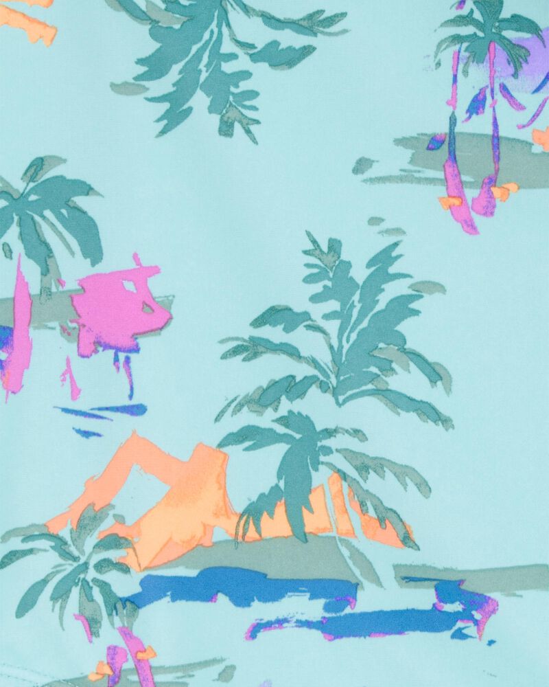 Toddler 1-Piece Tropical-Print Swimsuit, image 3 of 4 slides