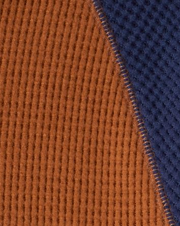 Boys Waffle Knit Colour Block Hoodie, 