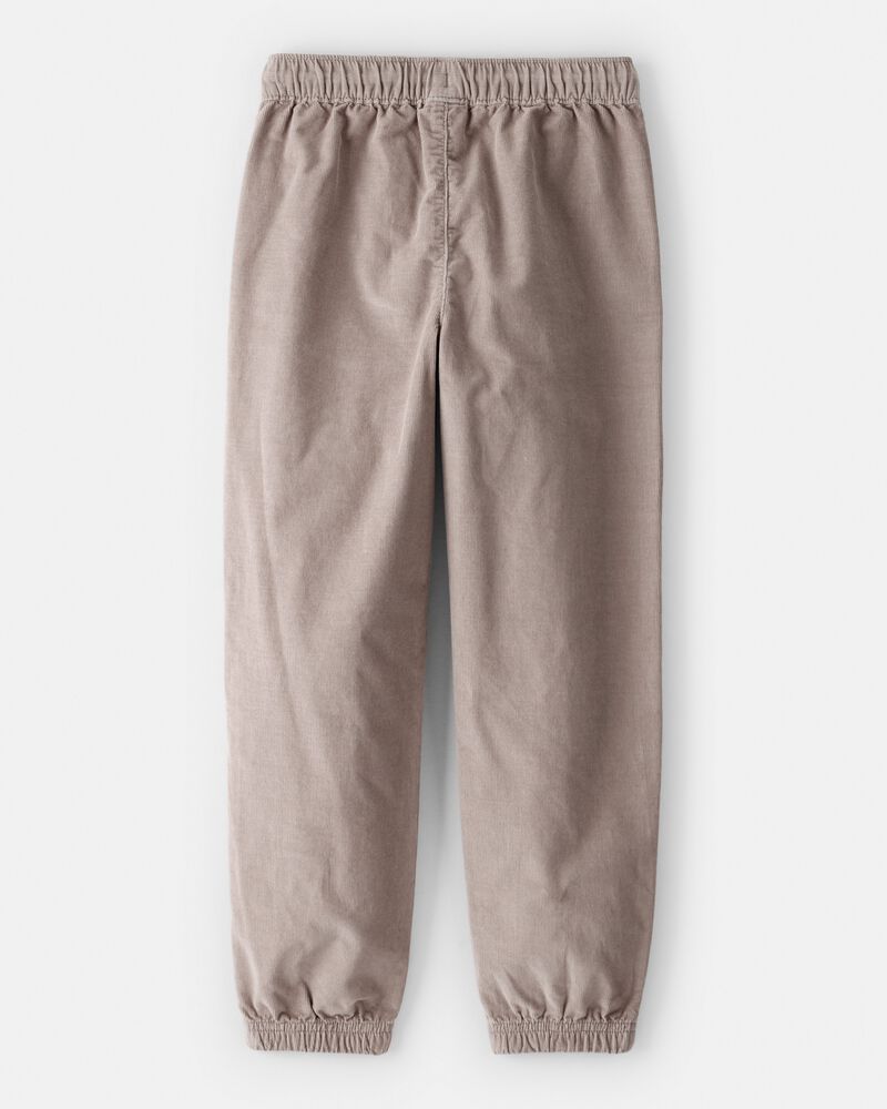 Boys Corduroy Joggers - Grey, image 2 of 4 slides