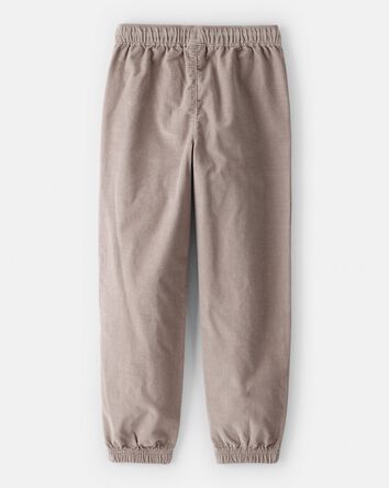 Boys Corduroy Joggers - Grey, 
