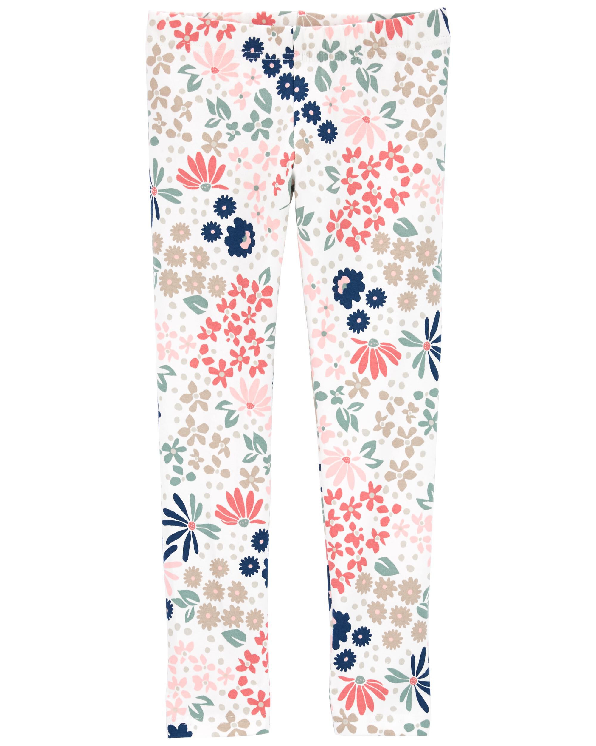 Kids sales floral leggings