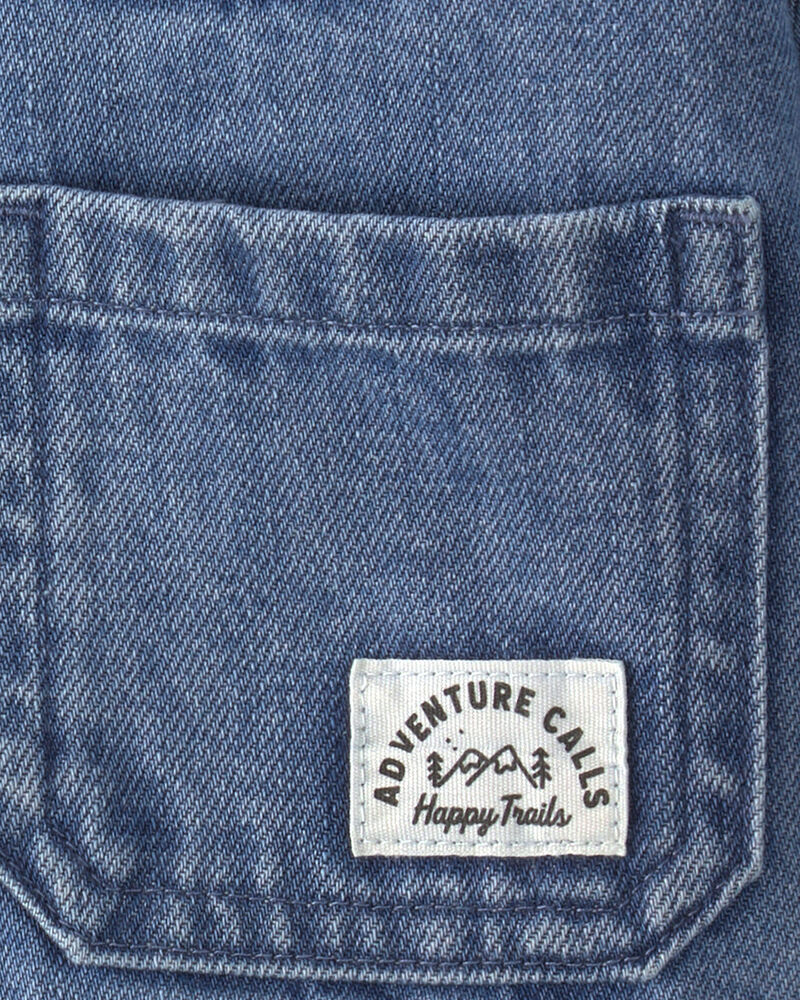 B&eacute;b&eacute; - Blouson d&rsquo;&eacute;curie en denim de coton biologique, image 3 sur 3 diapositives