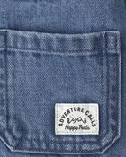 B&eacute;b&eacute; - Blouson d&rsquo;&eacute;curie en denim de coton biologique, image 3 sur 3 diapositives