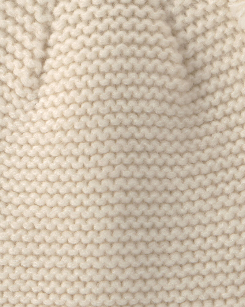 B&eacute;b&eacute; fille - Tuque &agrave; pompon Minnie Kombi - Cr&egrave;me, image 3 sur 3 diapositives