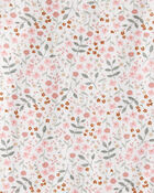 Baby Girl 5-Pack Train Floral Multipack Bodysuits - Green/Pink, image 3 of 7 slides