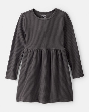 Tout-petit fille - Robe à manches longues – Noir, 