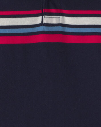 Toddler Boy Polo Shirt - Navy Blue, 