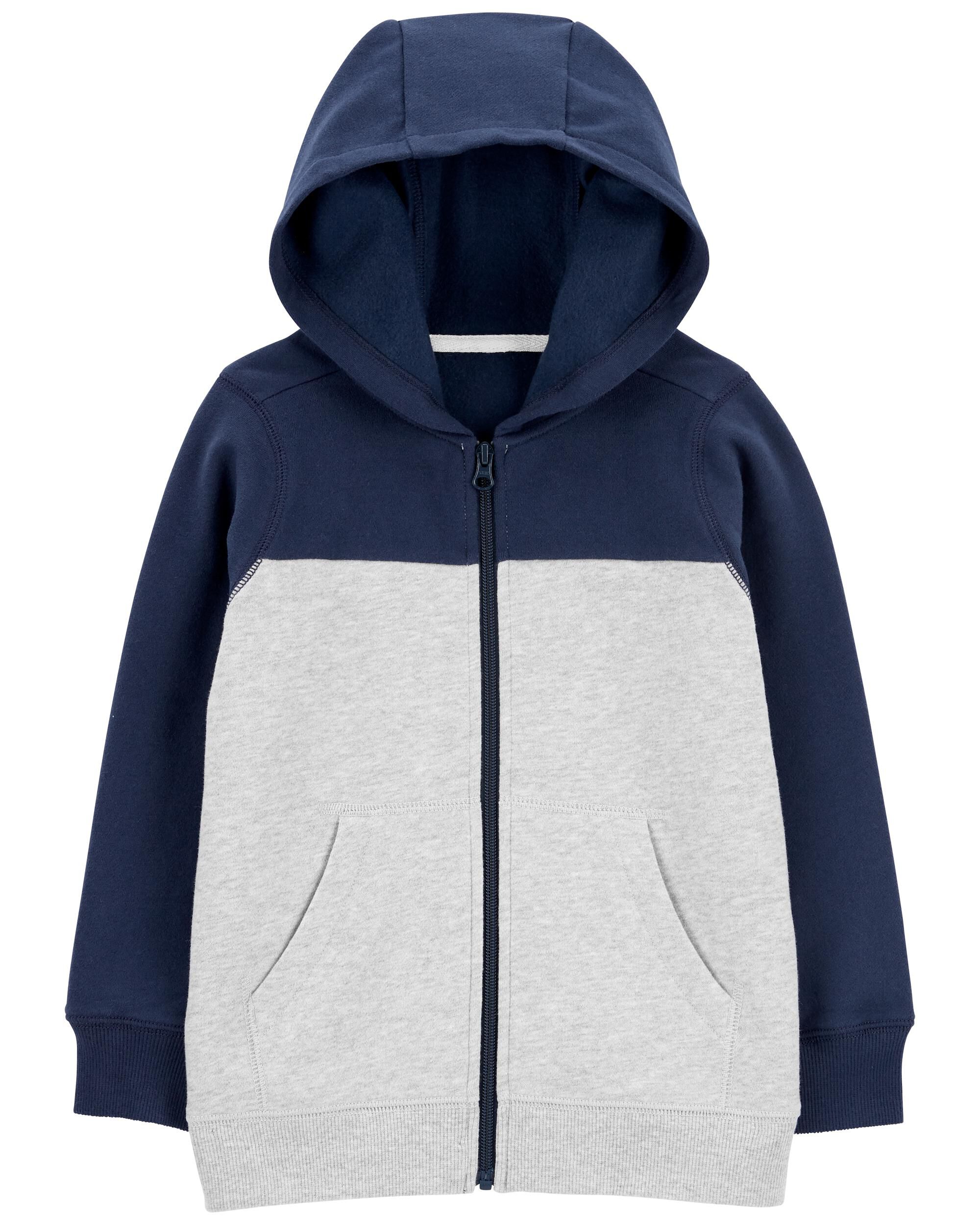 Zip Up Fleece Hoodie