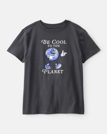 Gar&ccedil;ons - T-shirt Graphique Plan&egrave;te - Gris, 