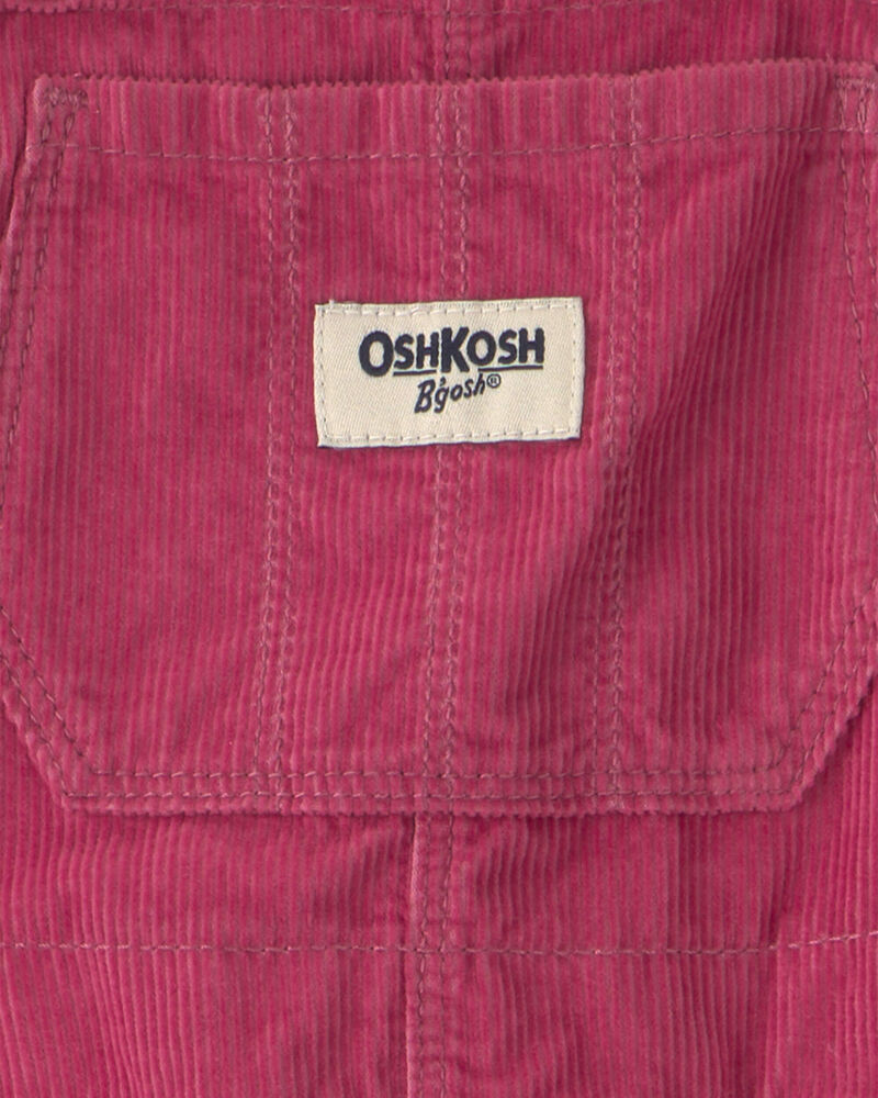 Toddler Girl Corduroy Overalls - Purple, image 3 of 4 slides