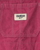 Toddler Girl Corduroy Overalls - Purple, image 3 of 4 slides