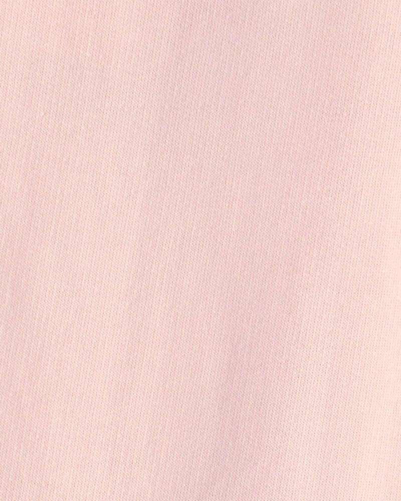 Tout-petit fille - Pantalon en jersey bouclette &agrave; cordon de serrage - Rose, image 3 sur 3 diapositives
