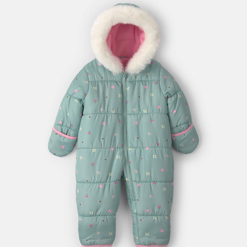 Baby Girl Novelty Pramsuit- Green | Carter’s Oshkosh Canada