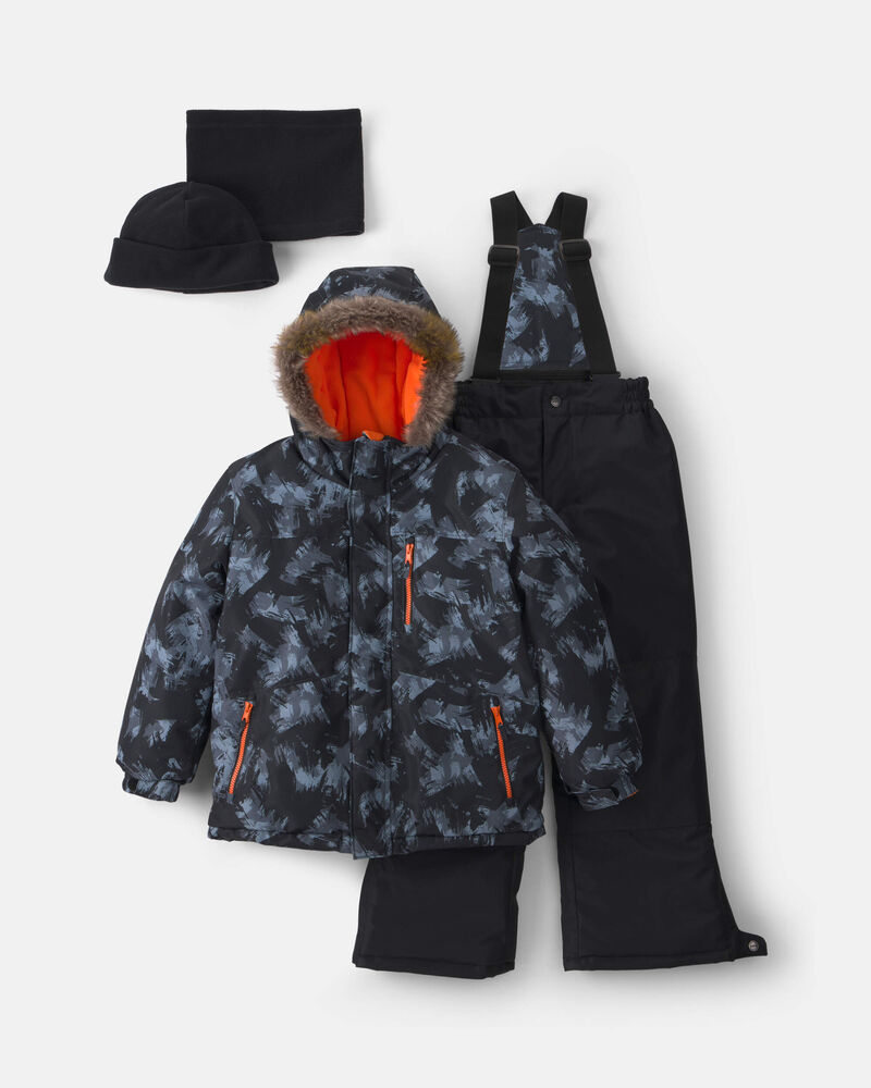 Boys  2 Piece Snowsuit - Grey, image 1 of 13 slides