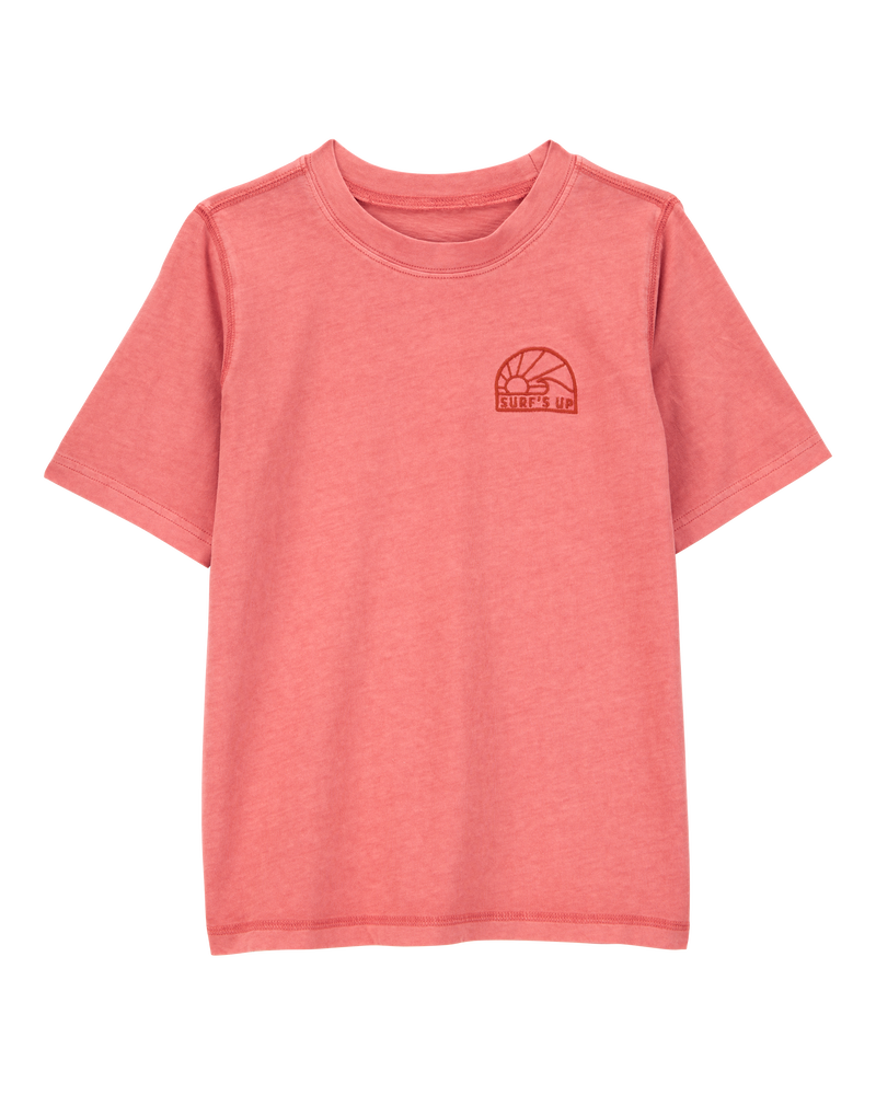 Kid Solid Short-Sleeve Tee - Red, image 1 of 4 slides
