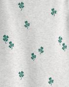 Toddler Organic Cotton Pyjamas in Lucky Clovers Print, image 3 of 4 slides
