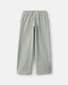 Girls Ribbed Pull-On Pants - Green, image 3 of 4 slides