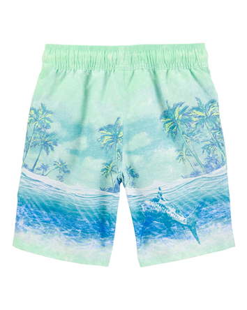 Kid Shark Swim Trunks, 