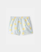 Ensemble 2 pi&egrave;ces haut dermoprotecteur &agrave; motif de citrons et short maillot de bain pour tout-petit - Jaune/Bleu/Blanc, image 6 sur 7 diapositives