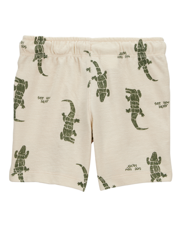 Bébé Short à enfiler imprimé alligator, 