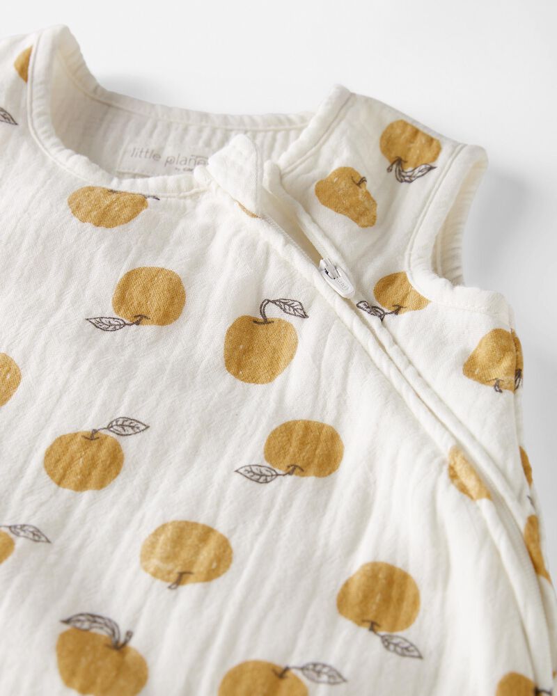 Baby Organic Cotton Gauze Zip Blanket, image 3 of 5 slides